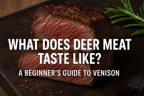 what does deer meat taste like